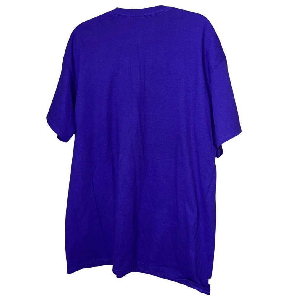 Los Angeles Lakers 2016 Opening Night Mens Size XL Purple Cotton Printed T-Shirt - Picture 3 of 8